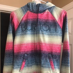 Burton Tops - Like New! Burton fleece hooded zip up! Burton Tops - Like New! Burton fleece hooded zip up!
